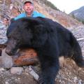 Royce harvested this huge 7 ft bear.